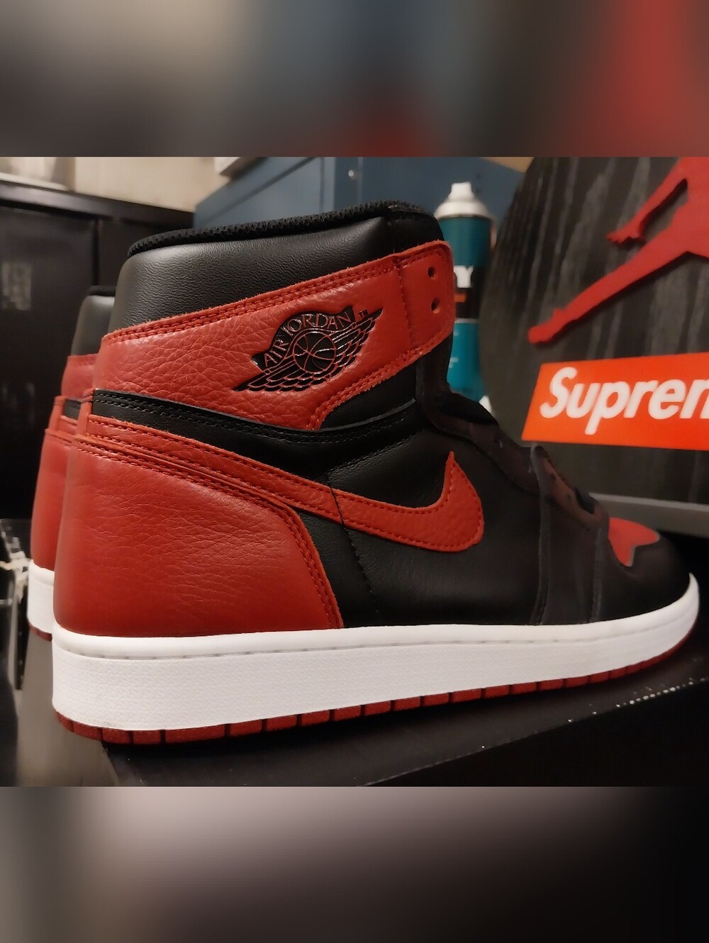 Retro Jordan 1 Og Banned Breds Size 12